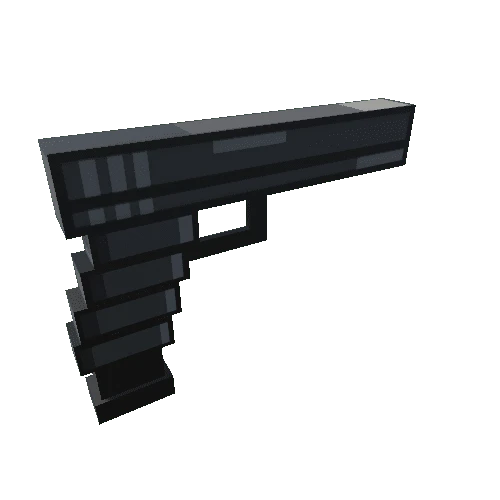 Pixel Pistol v2_01 Grey